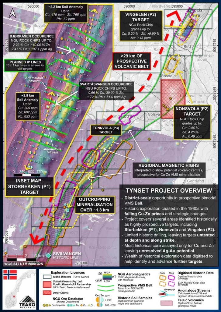 Figure 3: Tynset Overview Map, Tynset project