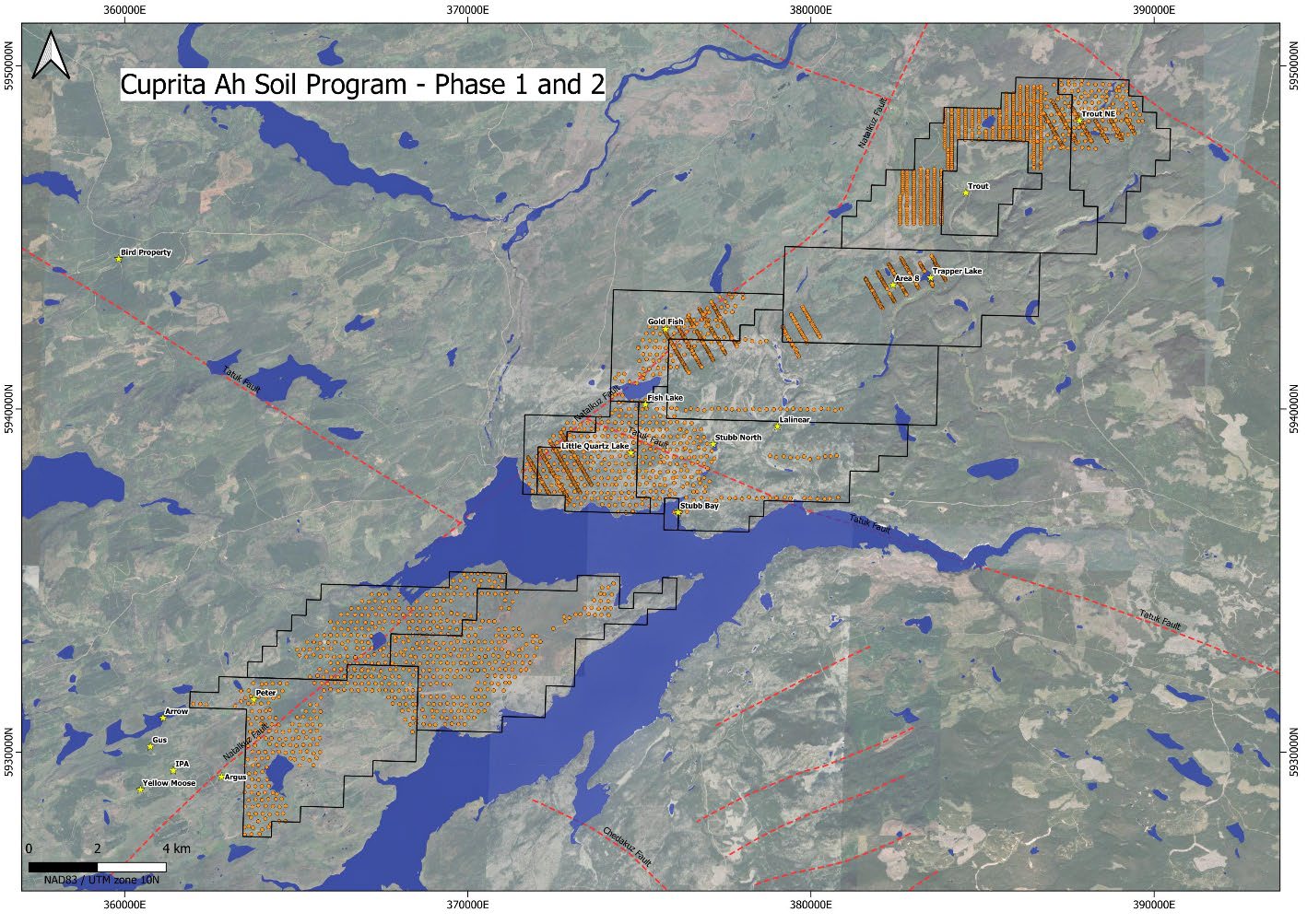 Figure 2: Ah Soil Program, Phase 1 & 2