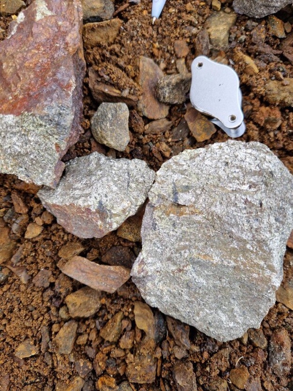 Photo 1: Sample D125038 containing 0.51% Cobalt from the Vaddas target