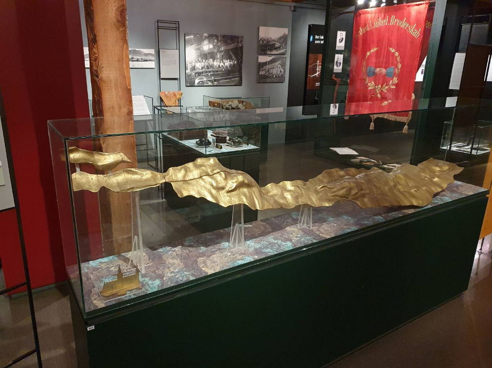 Picture 1: 3D model of Lokken (looking from East - the shallowest part - to the West - the deepest part