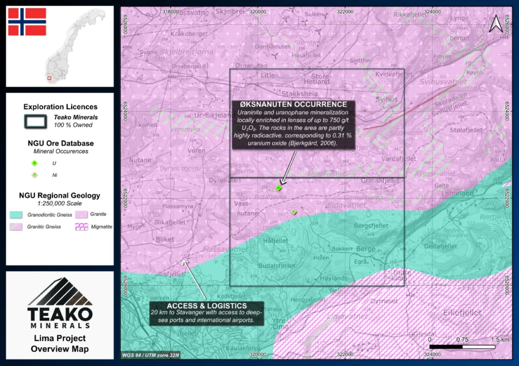 Lima overview map, Lima project